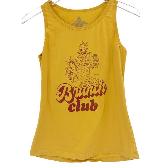 2/$30 Alice in Wonderland Disney Shirt Size S Cheshire Cat Tank Top Shirt Brunch - Picture 4 of 7